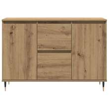 vidaXL Sideboard Artisan-Eiche 101,5 x 35 x 70 cm Holzwerkstoff - Braun - Übersicht 6