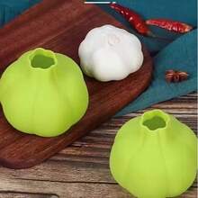 Silicone Portable Garlic Peeler, Kitchen Food Peeling Tool, Quick Hands-Free Garlic Peeler, Convenient And Easy To Clean Kitchen Tool - Multicolor - View 11