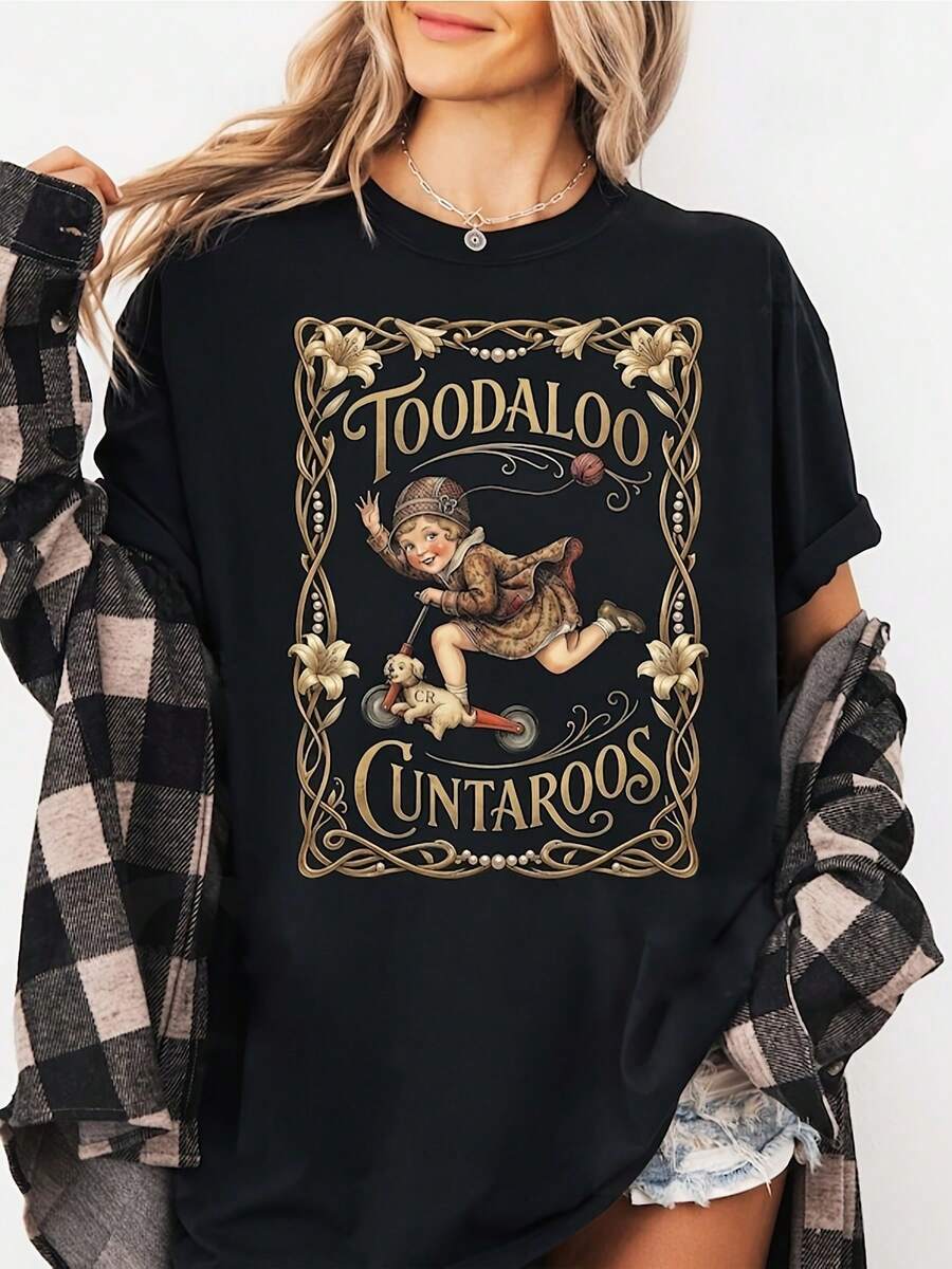 Women T-Shirts - Black - View 1