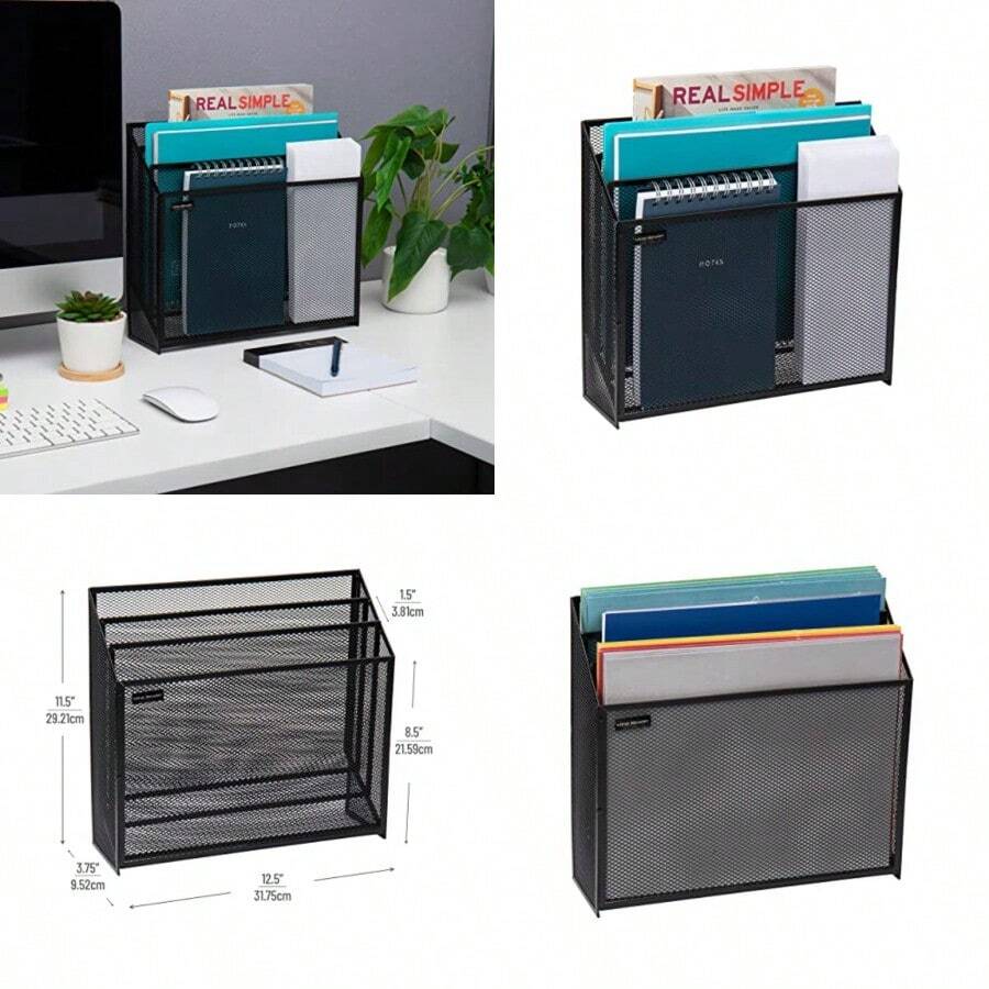 Files Box & Rack - Black - View 1