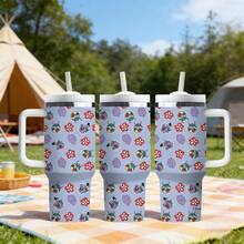 1 cốc giữ nhiệt dung tích lớn có tay cầm hiệu Disney, in hình nhân vật Stitch dễ thương, cốc thép không gỉ cách nhiệt chân không kèm ống hút, 1200ml, đóng hộp có mã chống hàng giả. - Mũi khâu - Xem 8