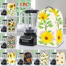 A Dust-Proof Cover For A Sunflower-Pattern Juicer, Modern Style Polyester Printing. Dimensions: 40.5 * 18.5 * 24 Cm. Kitchen Accessories Home Decoration, Household Appliance Cover. Dust-Proof And Washable. Can Be Washed. - Full Coverage - View 11