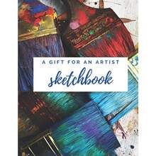SketchBook- A gift for an Artist: 120 blank paper for drawing painting and sketching 8.5" * 11"_ matte cover - como en la imagen - Ver 7
