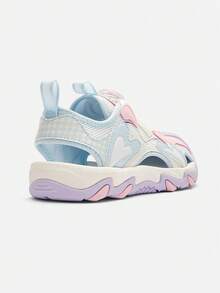 Balabala Sandal nhiều màu sắc cho bé gái, sandal thể thao mùa hè cho trẻ em, sandal thường ngày thoải mái, dễ thương, thích hợp đi biển, du lịch hoặc hoạt động ngoài trời. - Tông hoa trắng - Xem 5