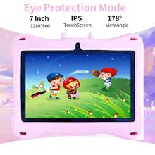 Android 13 7-Inch Kids Portable Tablet, 4GB RAM+64GB ROM, Supports 1TB Expansion, HD 1024x600 Display, Dual Cameras 2MP+5MP, WIFI, 2026 New Model Gift For Boys And Girls - Multicolor - View 3