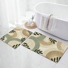 1 buah Keset Kamar Mandi Mikrofiber Bermotif Tenun 2D, Keset Kamar Mandi Super Lembut Anti Selip, Keset Pintu, Keset Mandi Penyerap, Dapat Dicuci dengan Mesin, Berbulu Pendek, Lapisan Belakang TPR, Kain Rajut, Cocok untuk Kamar Mandi, Kamar Tidur, Dapur, Pintu Masuk, Penggunaan Dalam dan Luar Ruangan, Dekorasi Rumah, Aksesoris dan Dekorasi Kamar Mandi, Hadiah Rumah Baru yang Sempurna - MultiWarna - View 4