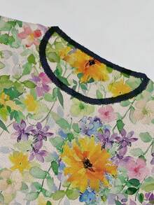 ASHKATIA Áo tank top dệt kim không tay cỡ lớn dành cho nữ, trang phục đi biển mùa hè, họa tiết hoa, phong cách bohemian cho kỳ nghỉ. - Nhiều màu - Xem 8