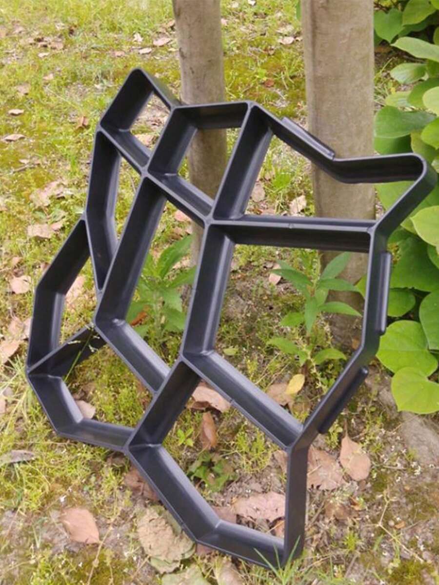 2pcs Outdoor Garden Path Mold, DIY Cement Paving Mold - A - View 1