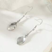 Women's Retro Chic Versatile Commuting Earrings - Silver - View 7