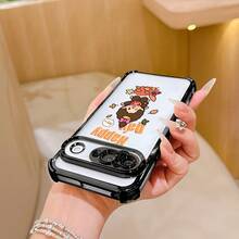 韓国風 シンプルデザイン  ユニセックス スマホケース 対応 Pixel 8A/8/8 Pro/9/9 Pro/9A/10/10PRO/Pixel 8A/8/8 Pro/9/9 Pro/9A/10/10PRO/17pro Max/17pro/17/11/12/13/14/15/15Pro/15PluS/15Pro Max/16/16Pro/16PluS/16Pro Max/MIN/X/XR  エレクトロプレート TPU 耐落下 擦り傷防止 レンズ全体保護 新学期 贈り物に最適 - 黑色 - チェックする 5