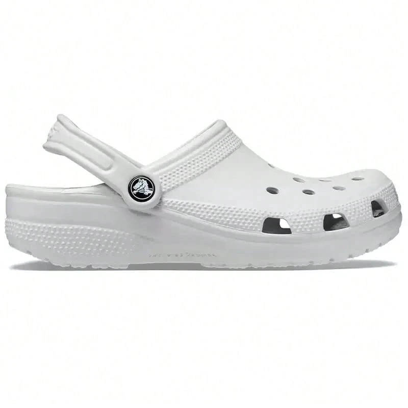 Crocs Sepatu Bakiak Berongga dengan Roda Putar EVA untuk Aktivitas Luar Ruangan, Modis, Nyaman, Unisex, Warna Arang 10001-1FT - 10001-1FT - View 1