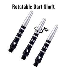 HUANQU 3pcs Rotatable Aluminum Dart Shafts, 2 Size Options, 51mm/43mm (2BA Standard Thread), Multiple Colors Available For Soft Or Hard Tip Darts, Durable And Accurate, Suitable For Darts Players Of All Levels, Great Gift For Easter, Ramadan, Father's Day - Multicolor - View 16