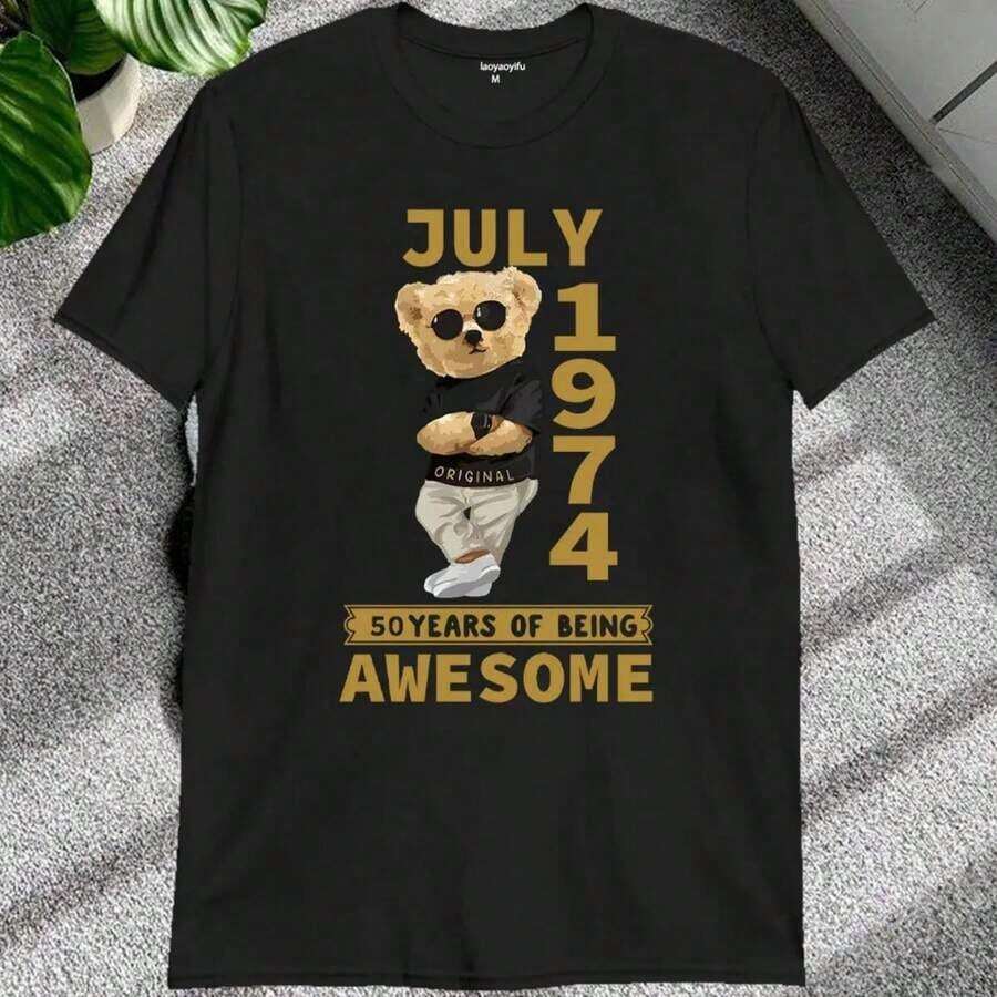 Modern Minimalist T-Shirt, T-Shirts For Men And Women, Love T-Shirts, Casual Summer T-Shirts, Urban Fashion, Custom Logo T-Shirts, Birthday Gifts. - 黑色 4 - 查看 1