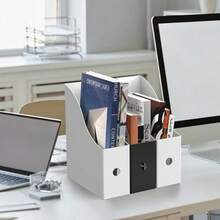 Simple Houseware Caja organizadora para archivos - negro - Ver 6