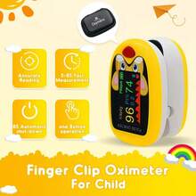 Rechargeable Pulse Oximeter - Sarı - Görünüm 6