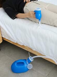 Cofoe 2000ml Portable Urinal For Men, Large Capacity Spill-Proof Urine Bottle With Lid & Extended Hose(1.7m), Male Large Capacity Urinal Bottle,Portable Leakproof Urine Collector For Bedside Travel Camping Home Use - 2000ml - View 3