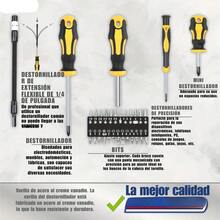 Kit De Herramientas 43 En 1 Destornilladores Magneticos - amarillo - Ver 6