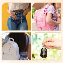 48 Set Keychain Making Kit Gold Silver Metal Keychain Clips With Key Ring Swivel Snap Hook Lobster Claw Clasps Extender Chain Bulk For DIY Craft Lip Gloss Bag Accessories Gift (Gold) - 黃金 + 48 - 查看 7