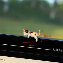 Cute Cat Computer Monitor/Car Dashboard Decor, Screen Frame Decoration, Office Desk Ornament, Room Decor, Gift For Friends (With Adhesive Sticker) - Multicolor - View 26