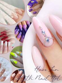 Bộ 1/3/5/10/20 miếng mài móng màu tím, độ nhám 100/180, giấy nhám đánh bóng 3 trong 1, thích hợp cho móng acrylic và gel, bộ dụng cụ làm móng tay và móng chân chuyên nghiệp. - Nhiều màu - Xem 6