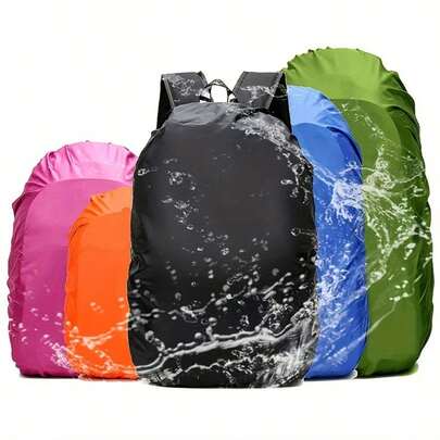 1 pieza Cubierta de lluvia adecuada para mochila de 35 litros, excelente para camping, senderismo y montañismo
