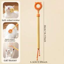 新款二合一逗猫棒玩具，可伸缩宠物抓挠棒，猫狗用品 - 查看 14