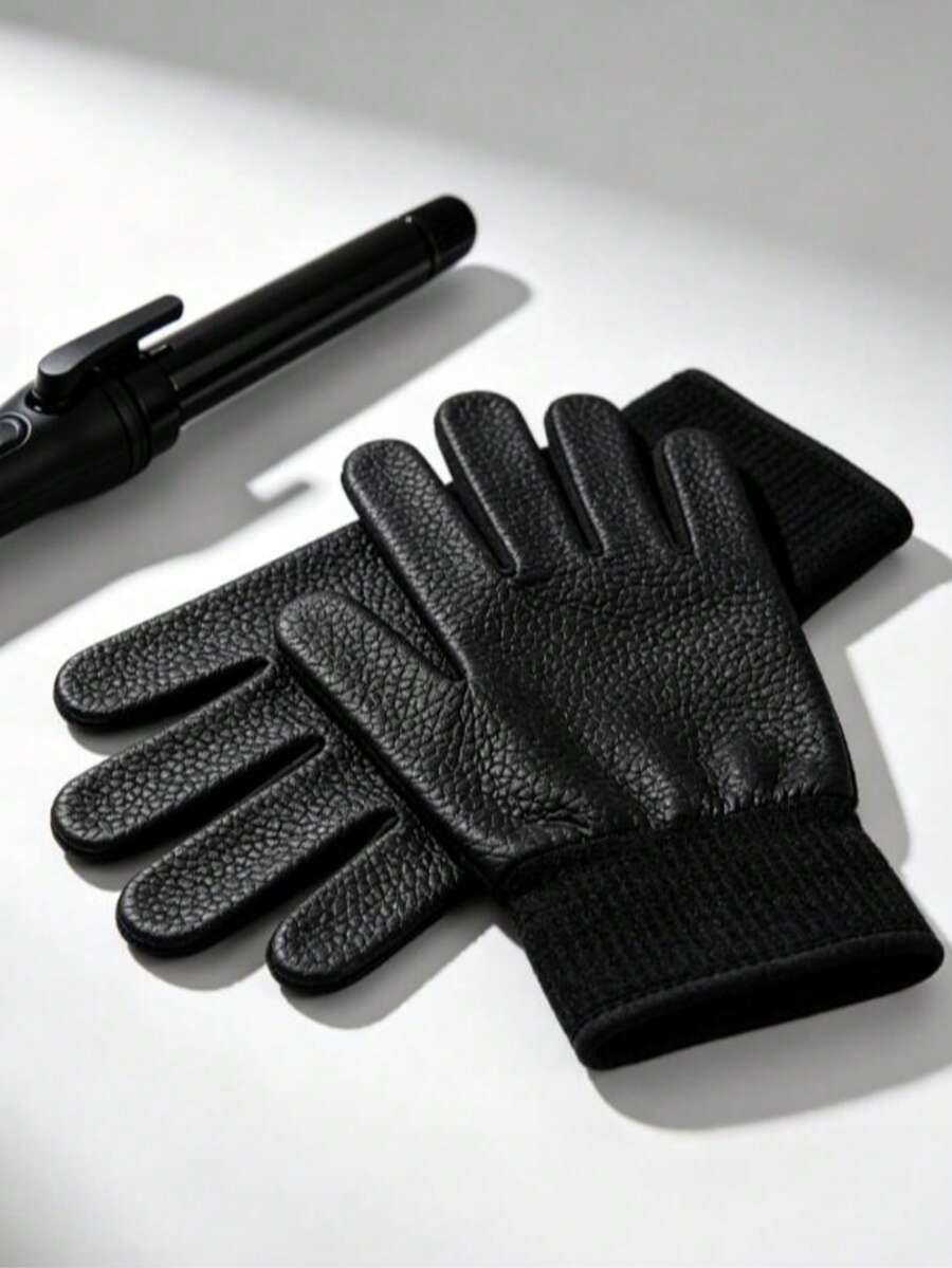 1pc Heat Resistant Hair Styling Glove | Professional Thick Heat Resistant Glove For Home Use,Travel,Festival - A - View 1