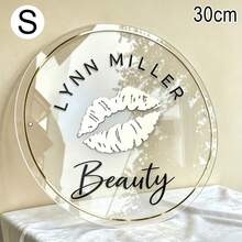 Custom Acrylic Business Signage, Gold Lettering And Edging, Hair Salon Decoration, Acrylic Signage, Hair Salon Signage, Business Signage, Personalized Acrylic Plaques, Office Wall Decorations, Address Signs, Office Decorative Signage. - Multicolor - View 16
