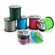 Dây câu PE bện 4 sợi bền chắc, dài 500m/547yd, độ bền kéo 6-60lbs, ném mượt mà, siêu bền, chống mài mòn, thích hợp cho câu cá biển, câu cá trên bờ, câu cá bằng mồi giả, là vật dụng cần thiết cho câu cá. - 4 màu xanh lá cây - Xem 2