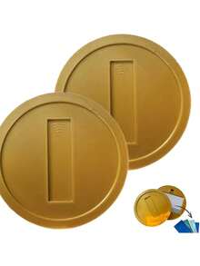Vintage Coin Credit Card Protector - 3D Printed Funny Touch Payment Card Holder, Contactless Payment Card Cover For Quick Transaction - A - View 6