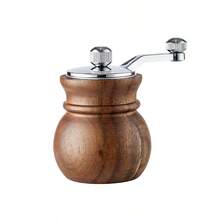 1 pièce/2 pièces/3 pièces Moulin à poivre manuel, moulin à épices en bois pour poivre, sel de mer, moulin à assaisonnement de cuisine - Multicolore - Voir 9