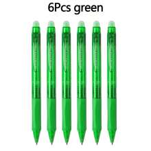 【Premium Writing Tools】6支裝塑膠可擦拭水性筆，0.5mm細筆尖，塑膠握把設計增加舒適感，6色可選，易擦拭水性筆，適合繪圖與書寫｜學生文具｜開學用品 - 多色 - 查看 13