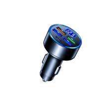 4USB+1PD多功能车载充电器，带数字显示屏和200厘米充电数据线，充电和数据传输快速高效，兼容 14 Pro Max/14 Pro/14 Plus/14/13/12/11/XS/XR/8/7/6系列 - 均碼 - 查看 13
