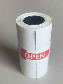 1 Cuộn giấy in nhãn tự dính 57*30mm, tương thích với máy in bỏ túi PeriPage A6, PAPERANG P1/P2 - Giấy tự dính thông thường 57*30 cm, nền xanh dương, 1 cuộn - Xem 6