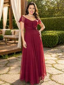 Long Dress - Redwood - View 1