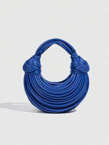Golden Noodle Bag 2026 新款手工编织打结手提晚宴包 - 彩色 - 查看 4