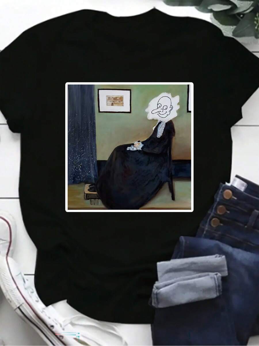 Women T-Shirts - Black - View 1