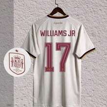 [48-Hour Shipping] Spanish National Team 2026-2027 Season Away White Short-Sleeve Football Jersey, Player Version, Numbers 2 / 8 / 10 / 16 / 17 / 19 / 20 OXYJ - 2號 - 查看 7