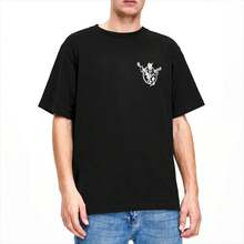 Men Women's Thunderdom Hardcore Wizard Music T-Shirt 100% Cotton Short Sleeve O Neck Graphic Printed Tee Shirt Casual Streetwear - màu đen - Xem 3