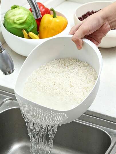 1 Chiếc - Rổ lọc nhựa, Phụ kiện nhà bếp, Nhà bếp, Bộ dao kéo, Đồ dùng gia đình, Rây lọc, Phụ kiện nhà bếp, Nồi cơm điện, Phụ kiện nhà bếp, Rây lọc nhà bếp, Rây lọc dùng trong nhà bếp, Dụng cụ nhà bếp, Đồ dùng thiết yếu trong nhà bếp, Nấu ăn, Cắm trại, Bộ lọc, Rổ lọc nước, Rổ vo gạo, Chậu vo gạo, Rổ lọc, Đĩa đựng trái cây có tay cầm, Dụng cụ lọc nhà bếp, Đồ dùng thiết yếu trong nhà bếp, Rây lọc đa chức năng, Bộ lọc sữa đậu nành, Rây lọc thực phẩm, Bộ lọc bột nước ép, Rây lọc nhà bếp.