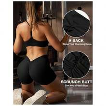 Women Shorts - Black - View 5