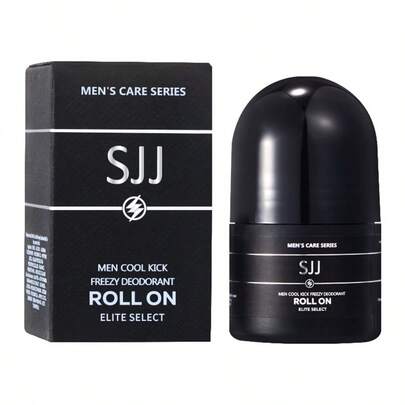 Desodorante antitranspirante roll-on refrescante para hombres SJJ de 30ml, detiene el sudor rápidamente, refrescante y de secado rápido, fragancia duradera, elimina el olor de las axilas