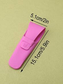1pc/2pcs Black/Rose Red Silicone Razor Protective Cover, Portable Manual Razor Sleeve Anti-Scratch Waterproof Razor Storage Bag, Travel Bathroom Storage Accessory, Suitable For Men And Women Business Trip Hotel Birthday Father's Day Christmas Gift - View 4