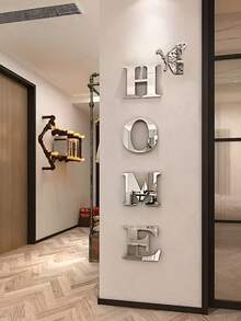 1 Set Removable Butterfly Mirror Wall Stickers, Shiny Acrylic Butterfly Wall Decals For Home, Suitable For Backdrop, Bedroom, Bathroom, Public Places, Ideal Wall Decor, Easy To Use Mirror Wall Stickers - Multicolor - View 2