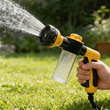 High Pressure Auto Foam Lance Water Gun,Sprayer 8 In 1 Cleaning Garden,Car,Cat Dog Wash Tool - A - View 7