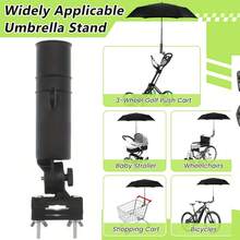 Giá đỡ ô dù cho xe đẩy golf, có thể điều chỉnh 180°, dùng cho xe đẩy em bé, xe đạp, xe lăn, xe scooter, ghế bãi biển, chống gió, đa năng. - Nhiều màu - Xem 3