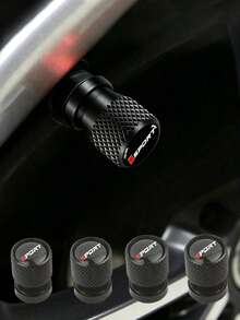 Aluminum Replacement Tire Cover For Car Wheel Hub Tire Valve Cover, Universal Model - A - View 2
