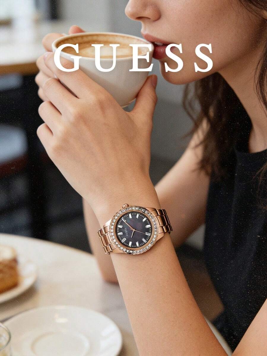 Women's Elegant Rose Gold Metal Strap Luxury Rhinestone Bezel Dark Dial Quartz Wrist Watch, High-End Business/Commute/Holiday Gift - Rose Gold - View 1