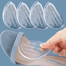 Miếng đệm lót bàn chân trước (1/2/3 cặp), lót giày chống trượt bằng silicon dành cho nữ, có thể giặt và tái sử dụng, tự dính. - Nhiều màu - Xem 5