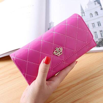 PU Women's Long Wallet 70% Off Korean Style Clutch Bag